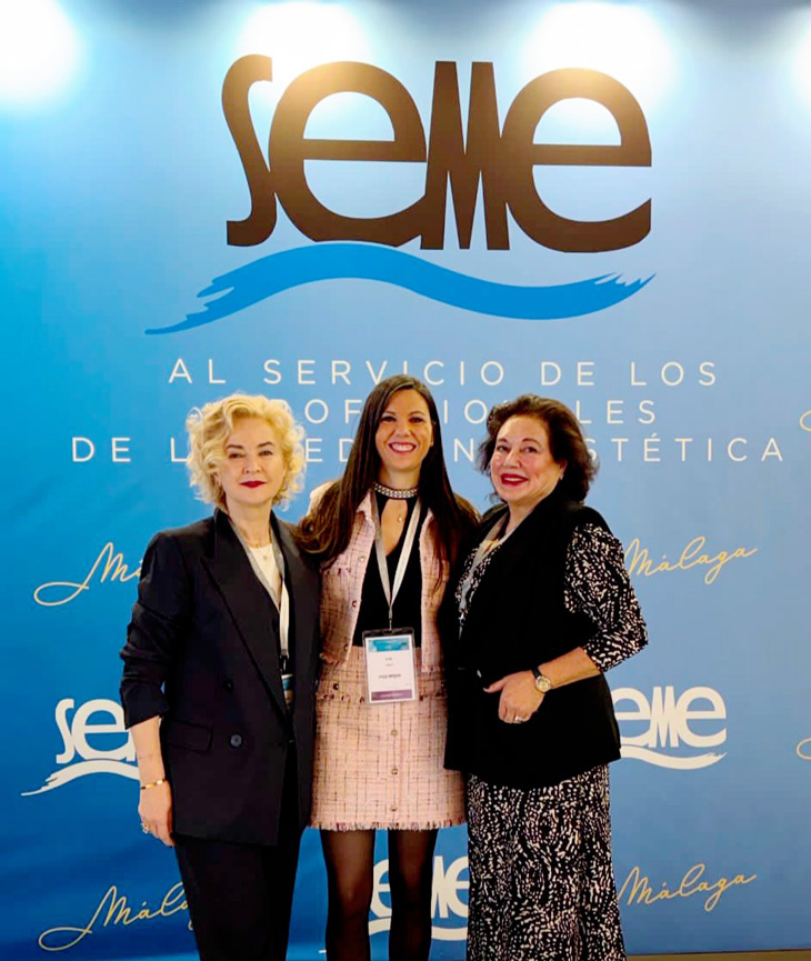 noticia: la doctora cristina arruabarrena asiste al congreso SEME de medicina estética 2025